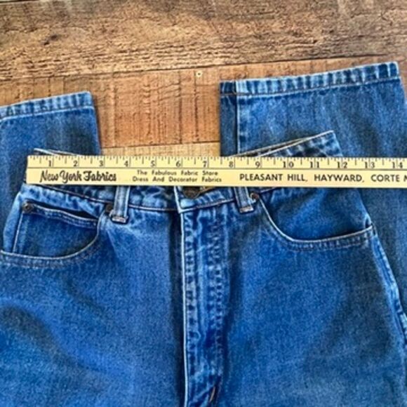 New York Jean Co Vintage Jeans High Rise Size 7/8 Straight Leg Juniors - Picture 4 of 9